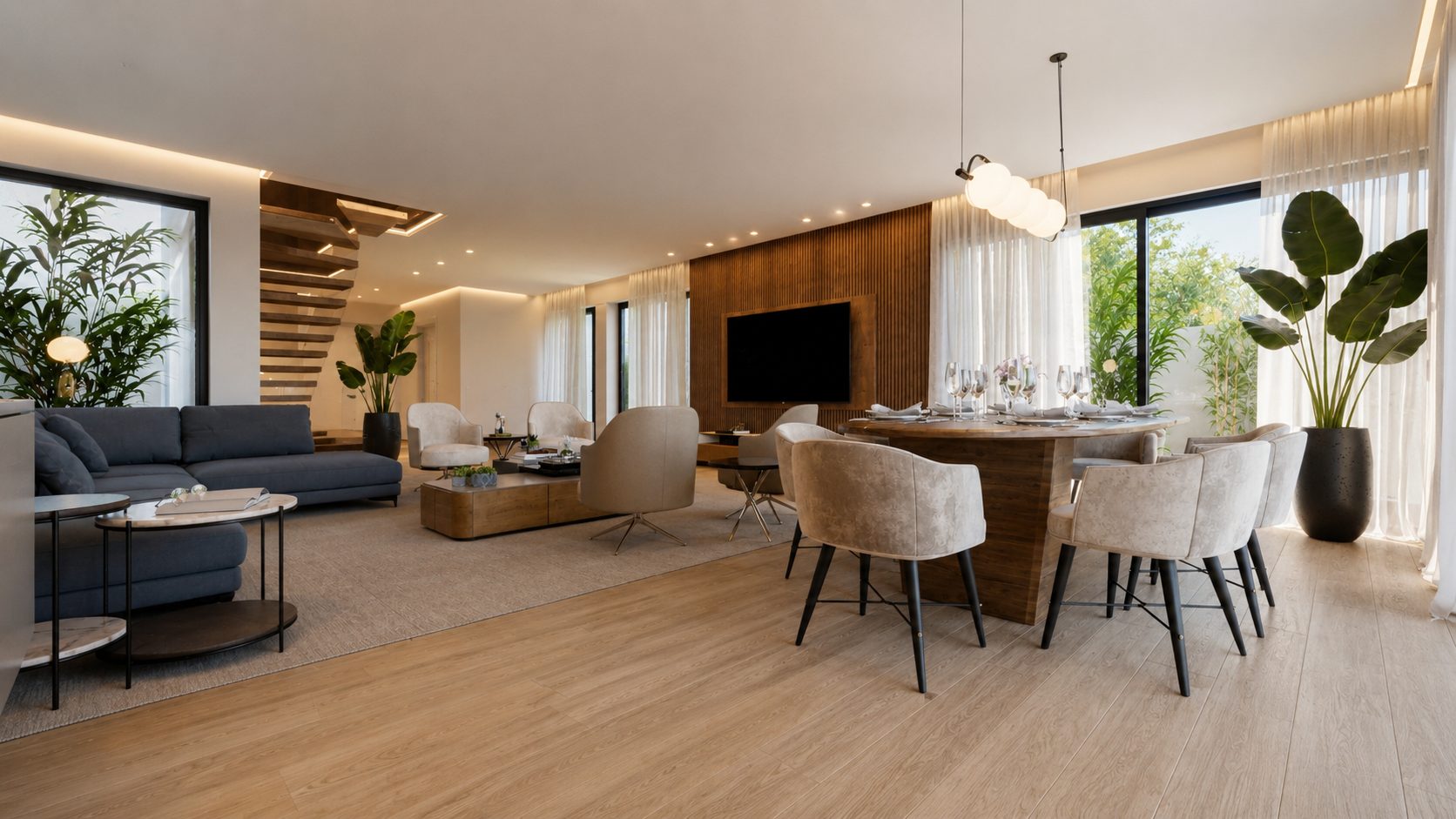 Sala de jantar da moradia